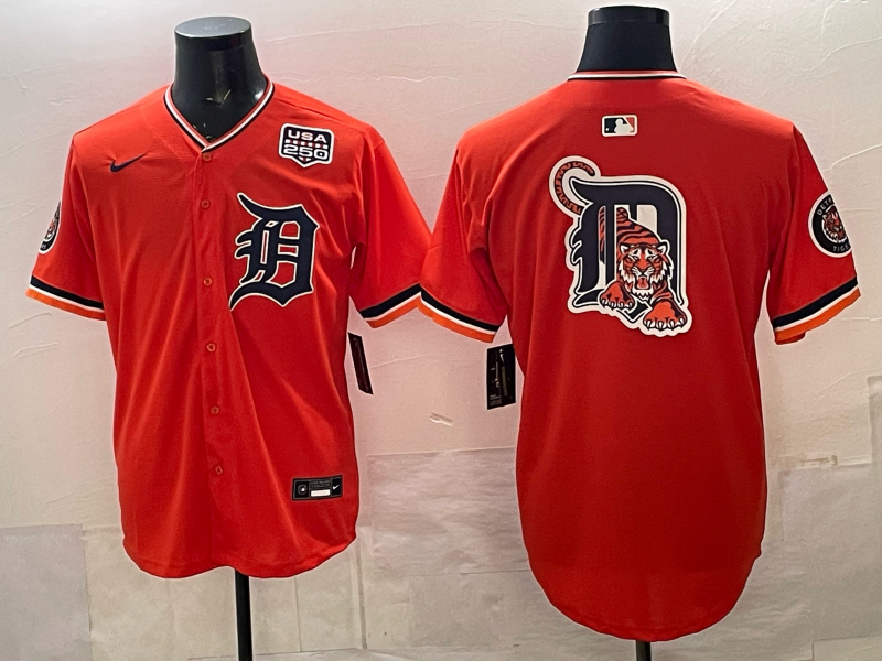 Men Detroit Tigers blank orange Game Nike MLB Jersey14004->detroit tigers->MLB Jersey